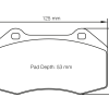 Plaquettes de frein avant PAGID – T8023SP2001