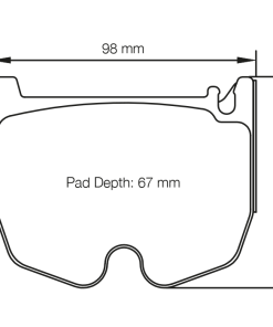 Plaquettes de frein avant PAGID – Mercedes E / E Coupé / All Terrain (W211) 55 AMG 476 ch – T8027SP2001