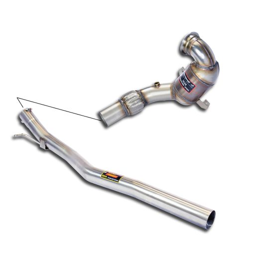 Downpipe avec catalyseur métallique 200 CPSI SUPERSPRINT – Audi TT (8S) TFSI – 772141