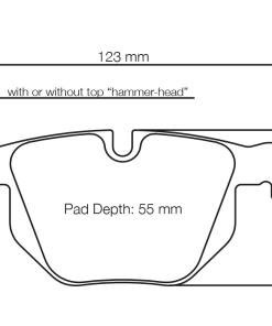 Plaquettes de frein arrière PAGID – BMW Série 3 (E9X) – T8051SP2001