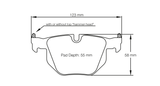 Plaquettes de frein arrière PAGID – BMW Série 3 (E9X) – T8051SP2001