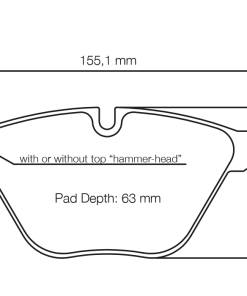 Plaquettes de frein avant RSL 1 PAGID – BMW 1M Coupé / Série 1 / Série 3 / M3 – S8053L01001 – Image 2