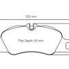 Plaquettes de frein avant PAGID – T8074SP2001
