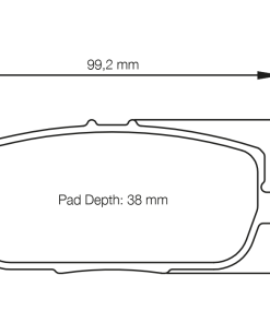 Plaquettes de frein arrière PAGID – Fiat 124 Spider / Mazda MX-5 – T8077SP2001