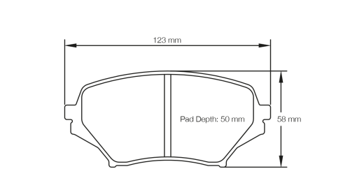 Plaquettes de frein avant PAGID – Mazda MX-5 (NC) MZR – T8082SP2001