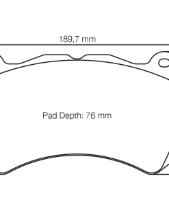 Plaquettes de frein avant PAGID – Ferrari Enzo / F430 – T8083SP2001
