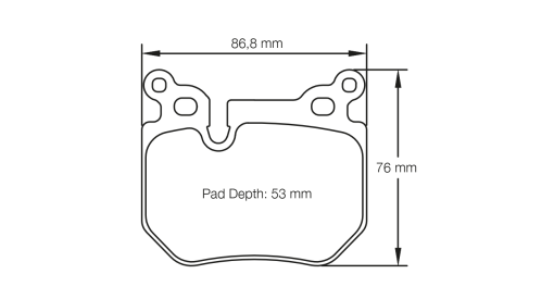 Plaquettes de frein arrière PAGID – BMW Série 1 (E8X) 135i – T8085SP2001