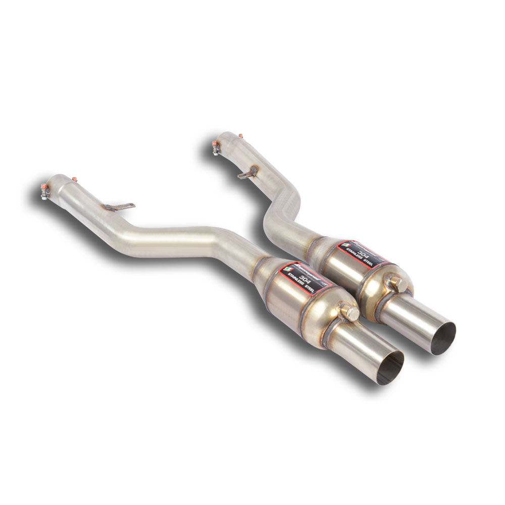 Silencieux avant droit et gauche avec catalyseur métallique SUPERSPRINT – Alpina B5 / B6 / B6 S – 522702