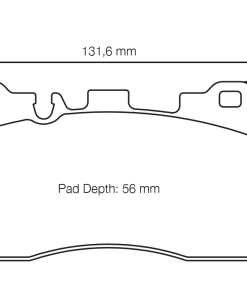 Plaquettes de frein arrière RSC 1 PAGID – Mercedes CLS (C218 PH1, C218 PH2) – S8089C01001 – Image 2