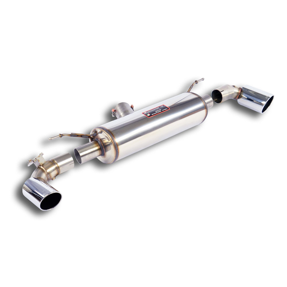 Silencieux arrière droit et gauche Ø 100 mm avec valve SUPERSPRINT – BMW Série 1 (F20 F21) 3.0T – 522324