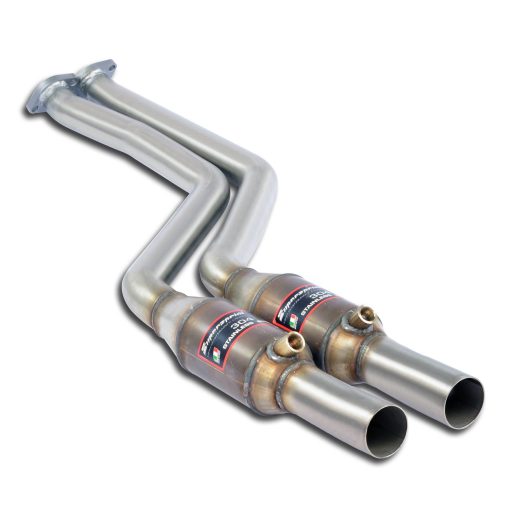 Tubes avant avec catalyseurs métalliques droit et gauche SUPERSPRINT – BMW Série 3 (E46) – 787302