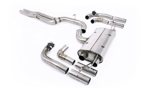Ligne GPF-back 80 mm non résonnée (double sortie berline) MILLTEK – Audi RS3 (8Y) 2.5 TFSI (GPF) 400 ch – SSXAU967