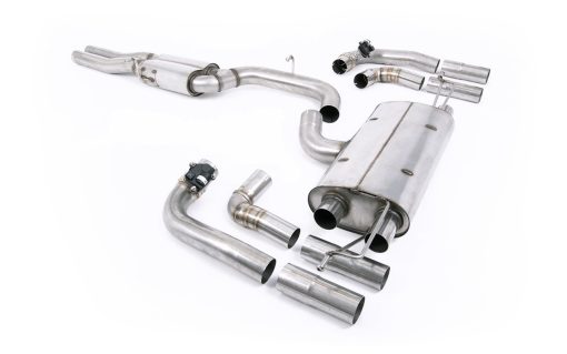 Ligne GPF-back 80 mm résonnée (double sortie berline) MILLTEK – Audi RS3 (8Y) 2.5 TFSI (GPF) 400 ch – SSXAU966