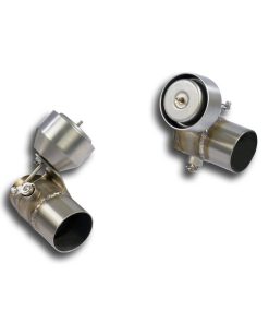 Adaptateurs droit et gauche avec valve (à souder) SUPERSPRINT – Porsche 911 (991) – 248411