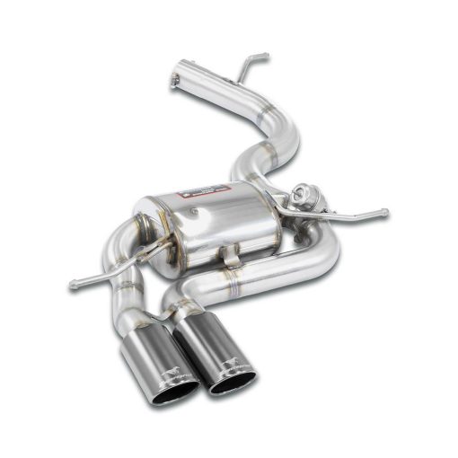 Silencieux arrière 90 x 70 mm Gun Metal Grey avec valve SUPERSPRINT – Audi S3 (8P) 2.0 TFSI 265 ch – 329227