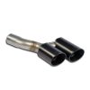 Embout de sortie gauche double Ø 90 mm Gun Metal Grey SUPERSPRINT – Porsche 911 (991) – 247376
