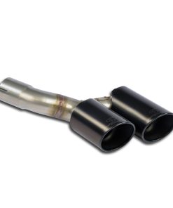 Embout de sortie gauche double Ø 90 mm Gun Metal Grey SUPERSPRINT – Porsche 911 (991) – 247376