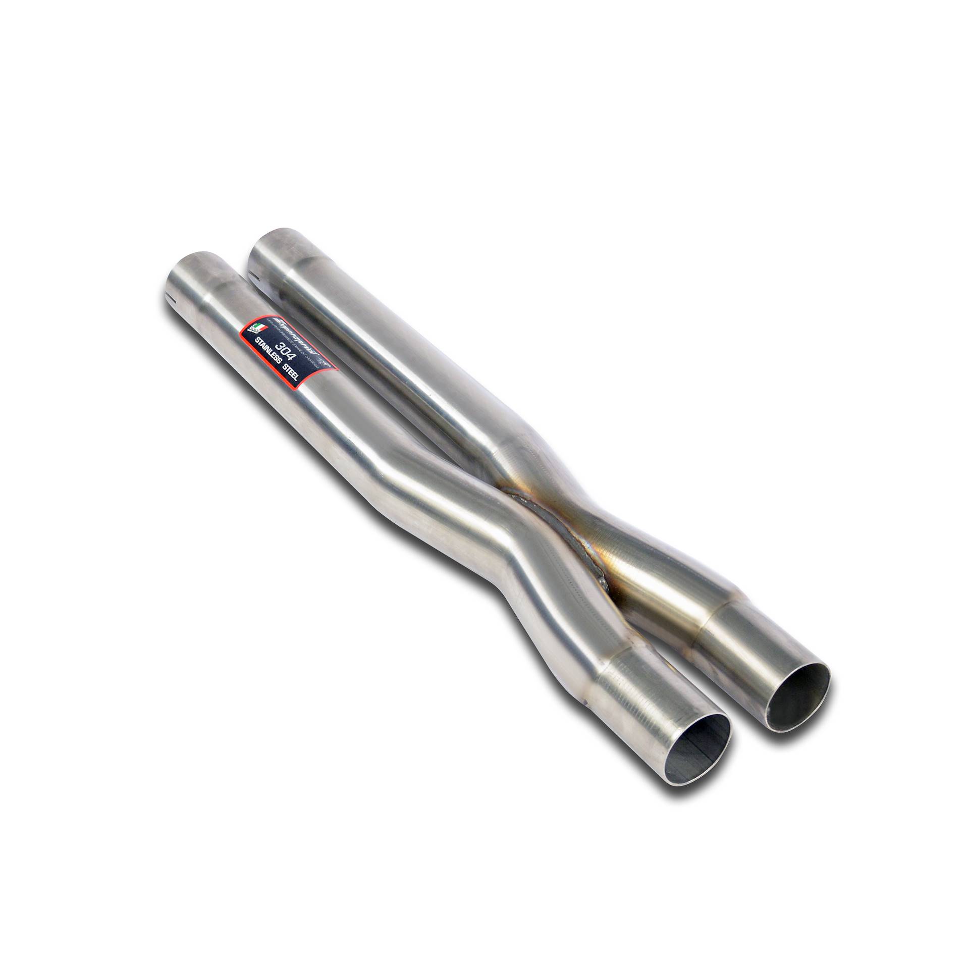 Kit tube central en X (remplace le silencieux central) SUPERSPRINT – Maserati GranTurismo / Quattroporte – 450713