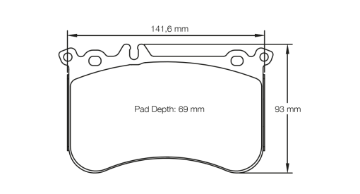 Plaquettes de frein avant PAGID – T8188SP2001