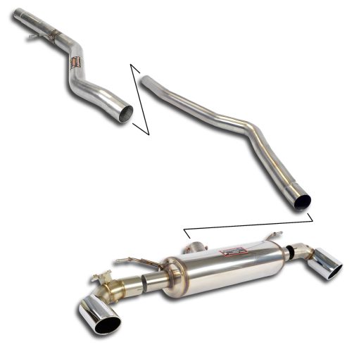 Pack Sport & Sound avec valve (boîte automatique) SUPERSPRINT – BMW Série 1 (F20 F21) 125i 2.0T 218 ch – 987360