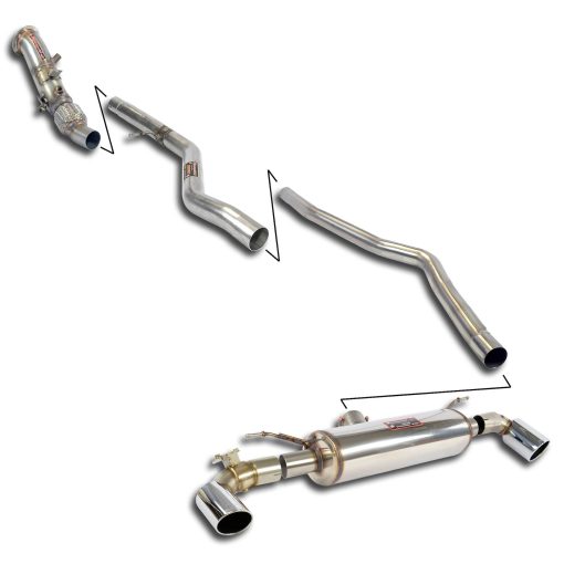 Pack Track Performance avec valve (boîte automatique) SUPERSPRINT – BMW Série 1 (F20 F21) 125i 2.0T 218 ch – 987380