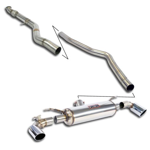 Pack Sport & Sound avec valve SUPERSPRINT – BMW Série 1 (F20 F21) M135i 3.0T 320 ch – 988510