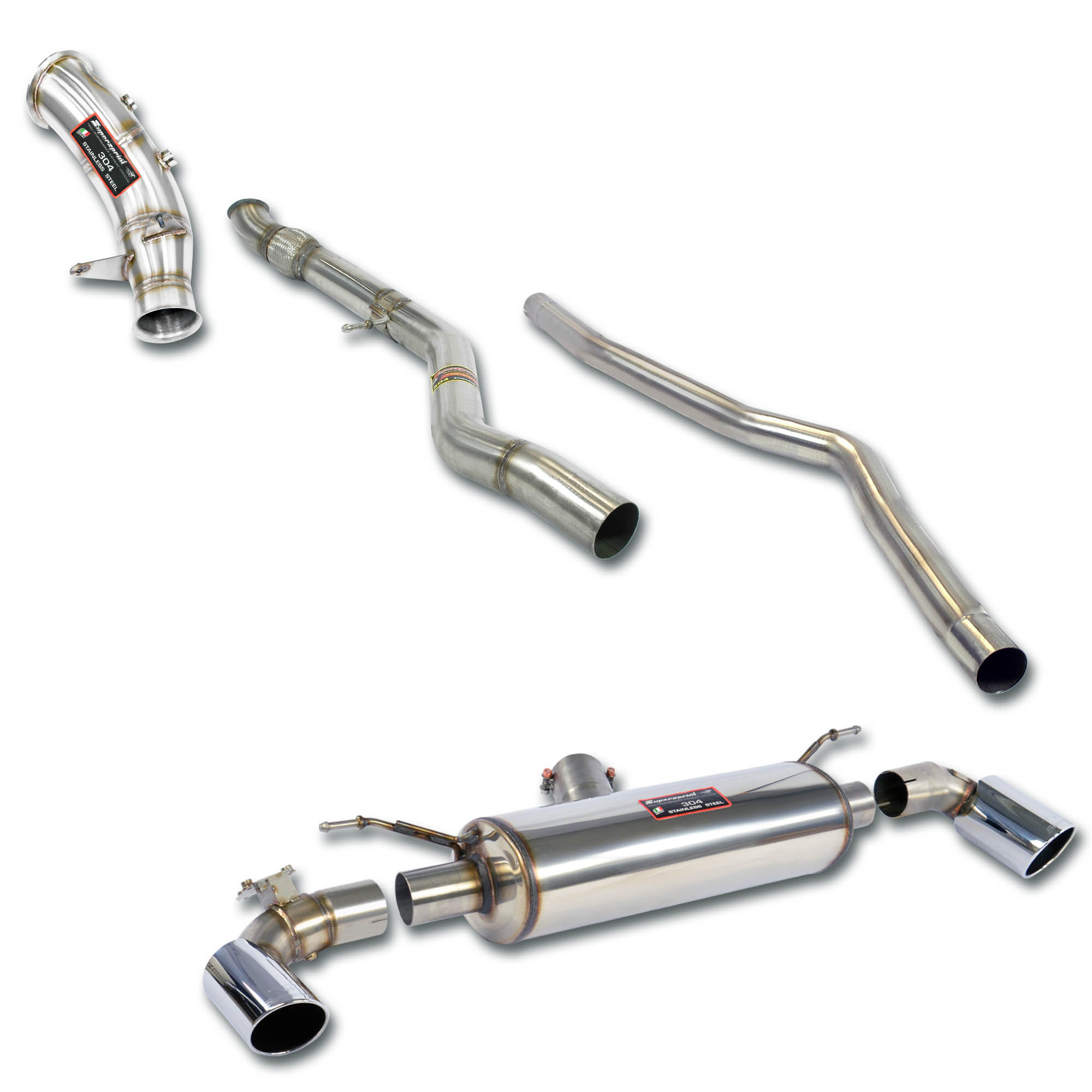 Pack Track Performance avec valve (modèles depuis 07/2013) SUPERSPRINT – BMW Série 1 (F20 F21) M135i 3.0T 320 ch – 988530