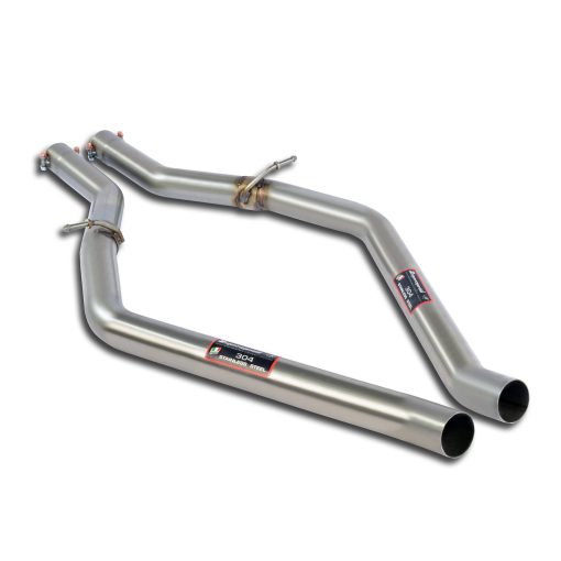 Kit tubes de liaison droit et gauche SUPERSPRINT – Alfa Romeo Giulia Quadrifoglio 2.9 V6 Turbo 510 ch – 756543
