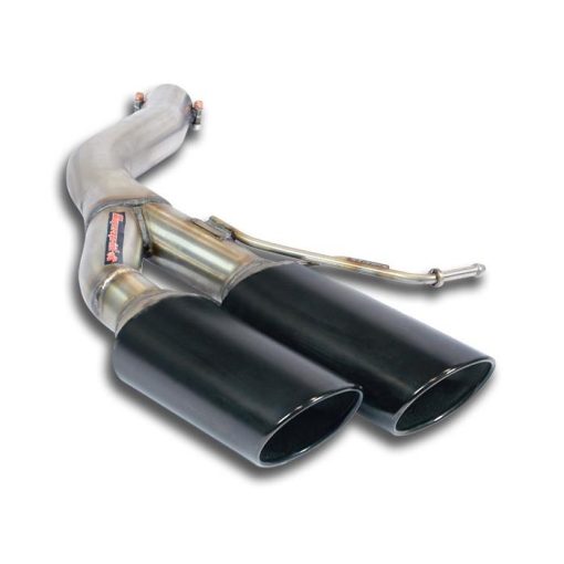 Tube arrière gauche 100 x 75 Gun Metal Grey SUPERSPRINT – Audi S6 / S7 – 769687