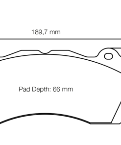 Plaquettes de frein avant PAGID – Ford Mustang (VI) GT 5.0 V8 – S8203R29001