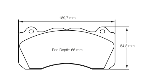 Plaquettes de frein avant PAGID – Ford Mustang (VI) GT 5.0 V8 – S8203R29001
