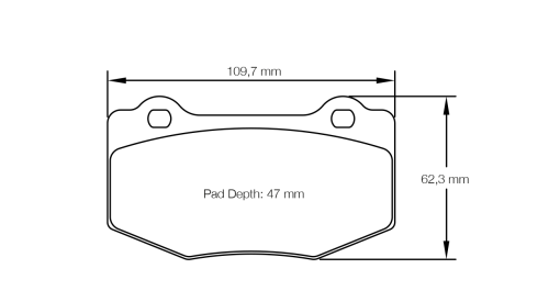 Plaquettes de frein arrière PAGID – Chevrolet Camaro / Chevrolet Corvette / Ford Mustang Shelby – T8208SP2001