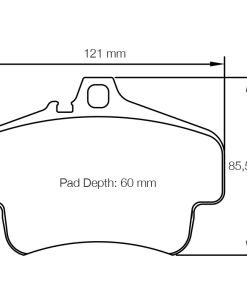 Plaquettes de frein arrière PAGID – Porsche Cayman (981) S 3.4 DFI 325 ch – T8236SP2001