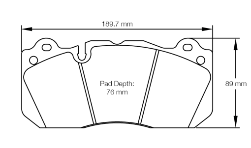 Plaquettes de frein avant PAGID – Ford Mustang Shelby (III) GT350 5.2 V8 533 ch – T8239SP2001