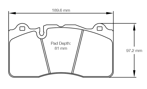 Plaquettes de frein avant PAGID – T8253SP2001