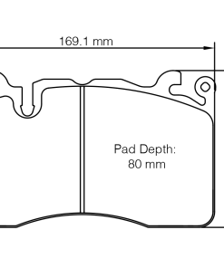 Plaquettes de frein avant RSC 1 PAGID – S8269C01001 – Image 2