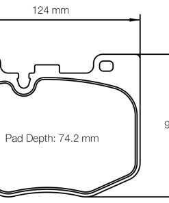 Plaquettes de frein avant PAGID – BMW Série 3 / Z4 / Série 4 – T8275SP2001