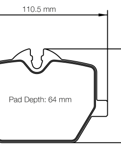 Plaquettes de frein arrière PAGID – BMW Série 3 / Z4 / Série 4 – T8276SP2001