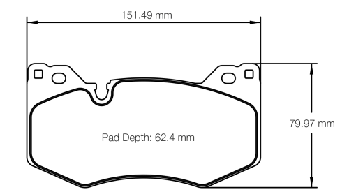 Plaquettes de frein avant PAGID – Chevrolet Corvette (C8) Stingray 6.2 V8 490 ch – S8278R29001