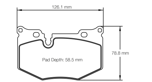 Plaquettes de frein arrière PAGID – Chevrolet Corvette (C8) Stingray 6.2 V8 490 ch – S8279R29001