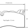 Plaquettes de frein avant PAGID – McLaren Super Series 720S / Sports Series 600LT – T8283SP2001