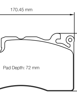 Plaquettes de frein avant PAGID – McLaren Super Series 720S / Sports Series 600LT – T8283SP2001