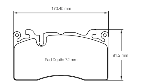 Plaquettes de frein avant PAGID – McLaren Super Series 720S / Sports Series 600LT – S8283R29001