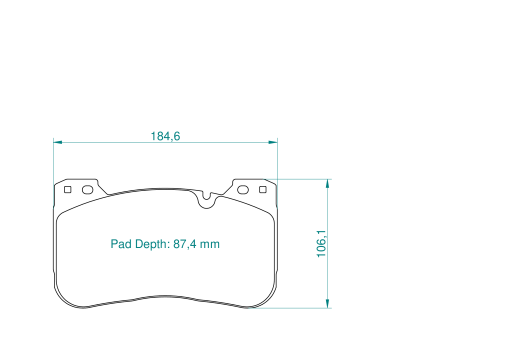 Plaquettes de frein avant PAGID – BMW M5 / M8 – T8288SP2001
