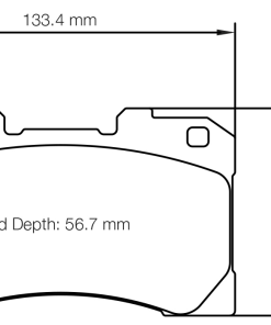 Plaquettes de frein avant RST 3 PAGID – Toyota Yaris (XP210) GR 1.6T 261 ch – S8299T03001 – Image 2