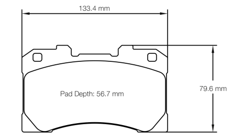 Plaquettes de frein avant PAGID – Toyota Yaris (XP210) GR 1.6T 261 ch – T8299SP2001