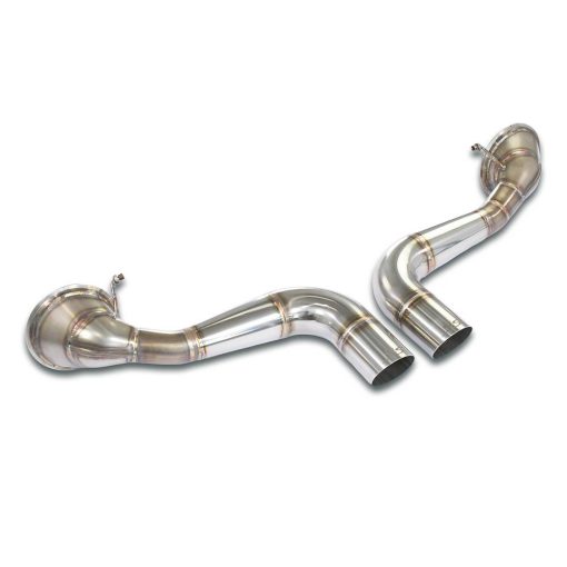 Tubes arrière Megaphone D et G 2 x Ø 100 SUPERSPRINT – Porsche 911 (992) GT3 4.0 – 862314