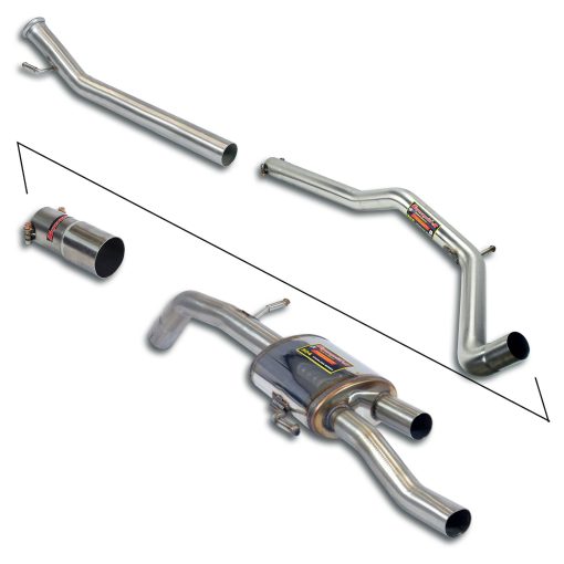 Pack cat-back Body Kit avec silencieux arrière Racing SUPERSPRINT – Peugeot RCZ 1.6 THP – 805220