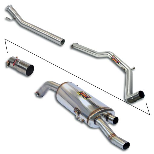 Pack cat-back Body Kit avec silencieux arrière Sport SUPERSPRINT – Peugeot RCZ 1.6 THP – 805230