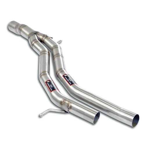 Tube central en Y (supprime le silencieux central d'origine) SUPERSPRINT – Porsche Cayenne (II E3, III E3) 3.0T – 249613